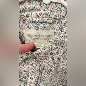 Men's Ralph Lauren Denim & Supply -  Floral Button Down Shirt - Medium